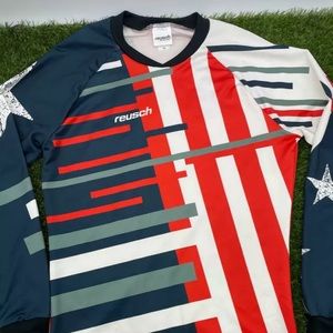 Reusch Patriot PRO-fit™ Goalkeeper Jersey, Navy/Red/White , XL